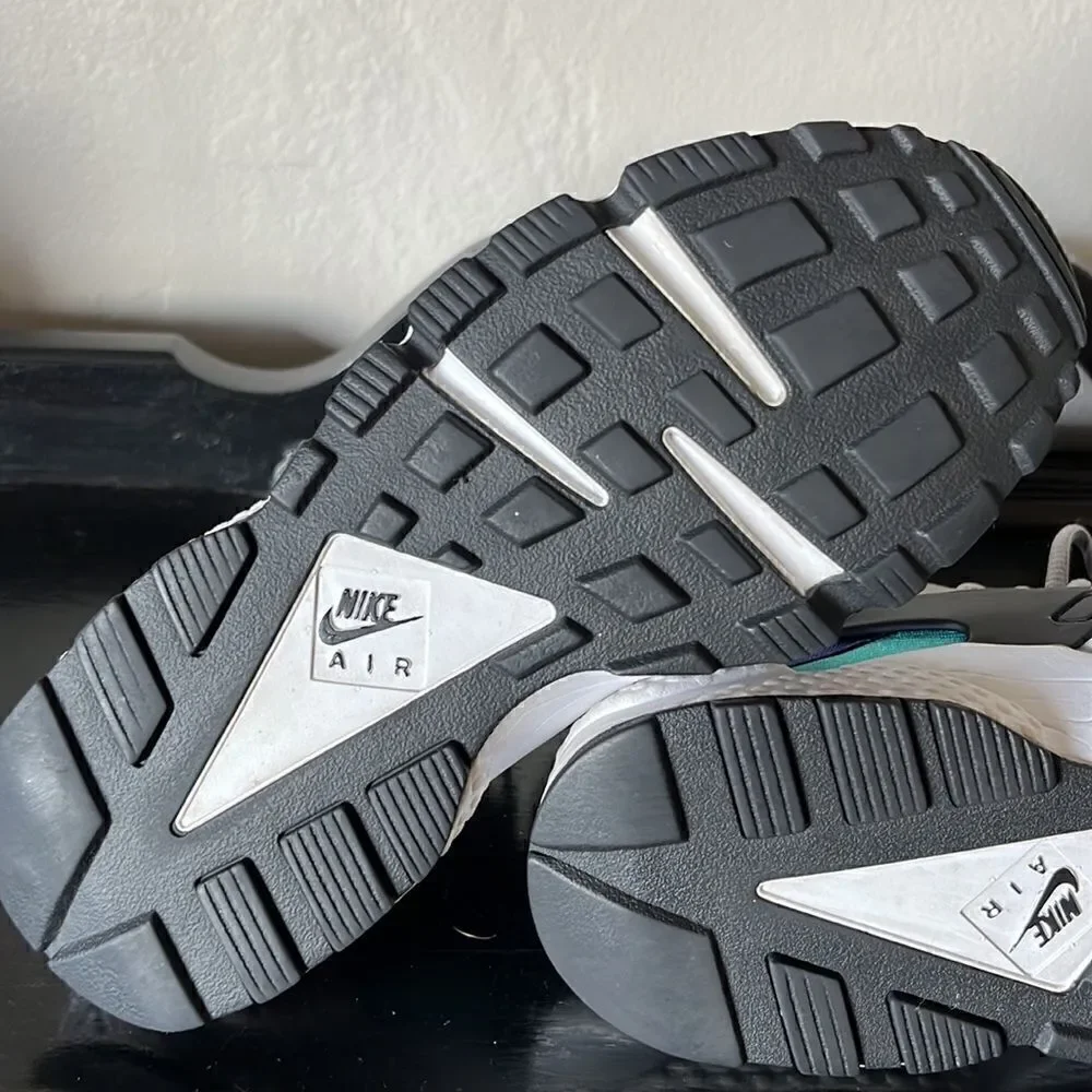 Nike Air Huarache Gray/aqua [634835-008] Women Sneakers